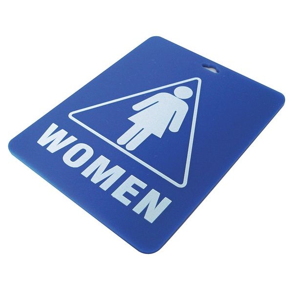 Zoro Select Key Tag, Blue, Resin, Women, Nickel Plated - 33J893