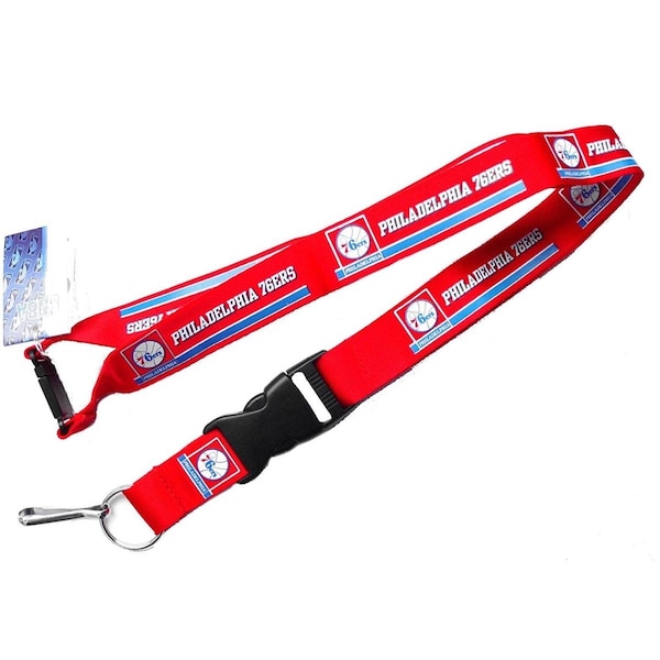 Aminco International Philadelphia 76ers Lanyard Red - 6326452852