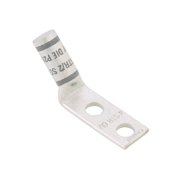 Terminal de compresión de cobre Panduit, 2 agujeros, #6 AWG F - LCDX6-38DH-L