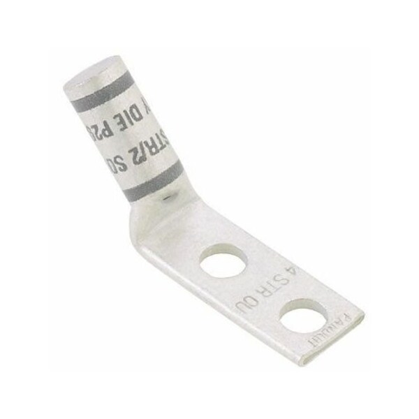 Terminal de compresión de cobre Panduit, 2 agujeros, #6 AWG F - LCDX6-38DH-L