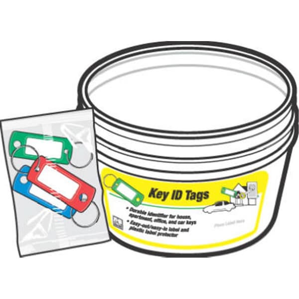 Hy-Ko Hy-Ko Products KB138-BKT Key Identification Tag, 20 Piece, 3PK - HY573564