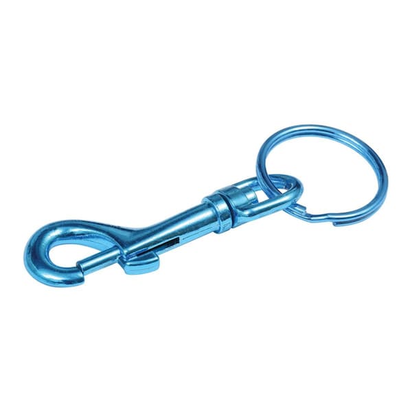 Homecare Products Metal Assorted Color Snap Hook Key Ring, 30PK - HO1493224