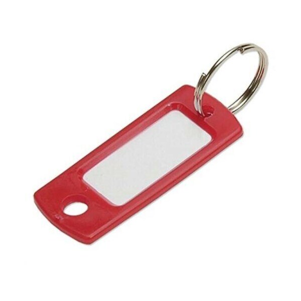 Lucky Line LuckyLine: ID TAG W/RING RED - LKL-16970