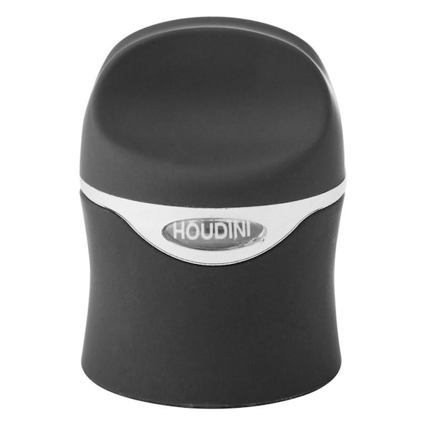 Houdini Houdini Black Plastic/Silicone Champagne Sealer - 5273272