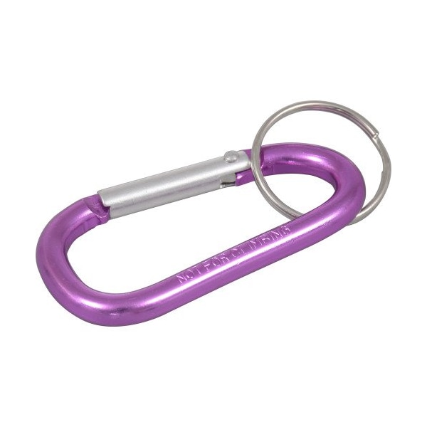 Hillman HILLMAN Aluminum Multicolored Carabiner Clip Hook Key Chain, PK36 - 706688