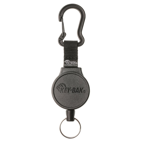 Key-Bak KEYBAK Mid6 Self Retracting Reel - 36 in. DuPont Kevlar Cord, Swivel Belt Clip, Split Ring - 0006-001