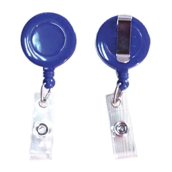 Zoro Select Badge Holder, Blue, Single Color, 10 PK - 25DU61