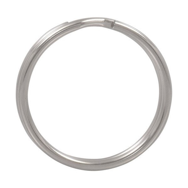 Hillman HILLMAN 1 in. D Tempered Steel Silver Split Rings/Cable Rings Key Ring, PK50 - 703514