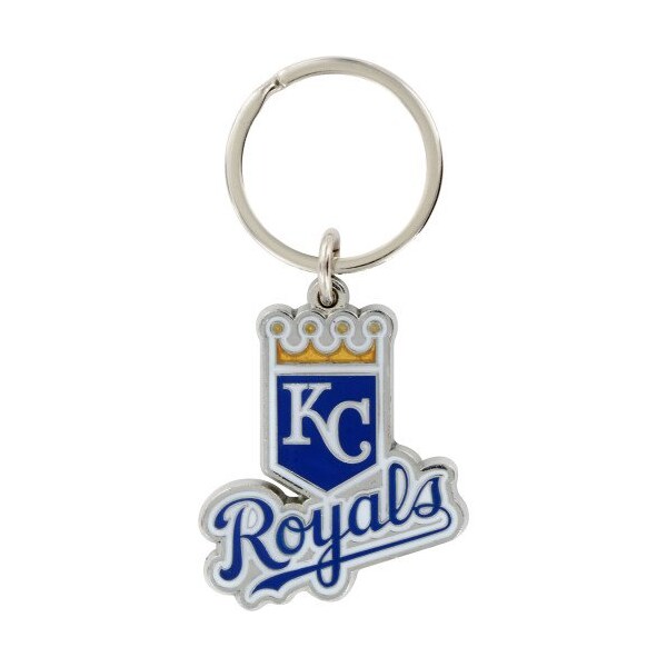 Hillman HILLMAN MLB Tempered Steel Blue Decorative Keychain - 711247