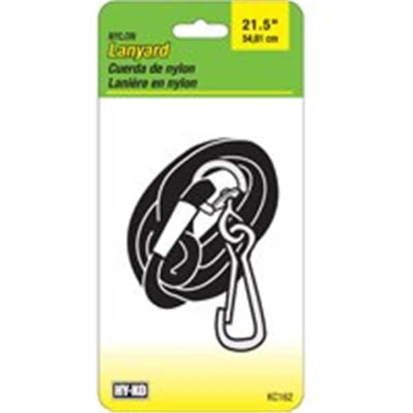 Hy-Ko KC162 Nylon Lanyard Metal Clip 21.5 In. - 5888185