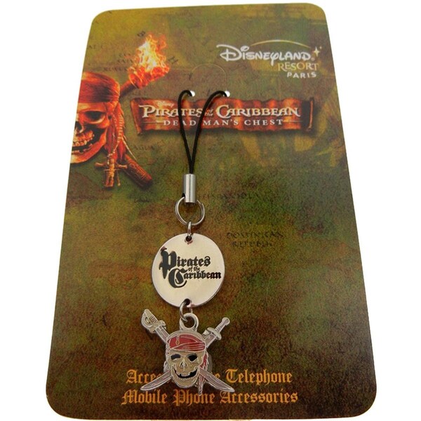 Smartgifts Authentic Disney Pirates of the Caribbean Cell Phone Fob - SM1646221