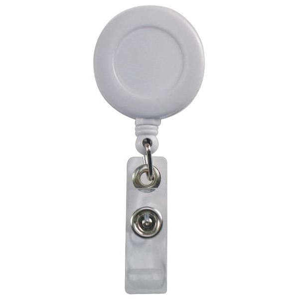 Zoro Select Badge Holder, White, Single Color, 10 PK - 25DU68