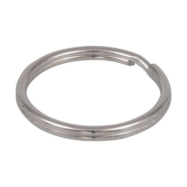 Hillman HILLMAN 1-1/4 in. D Tempered Steel Silver Split Rings/Cable Rings Key Ring, PK50 - 703518