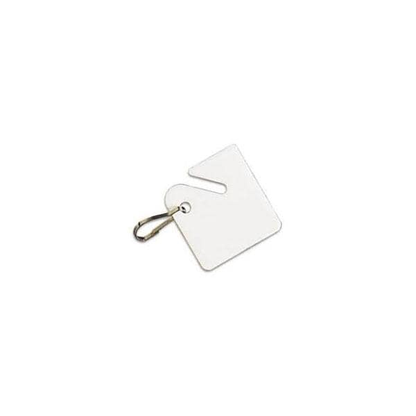 Lucky Line LuckyLine: CABINET TAG W/HK WHITE, PK 20 - LKL-26090