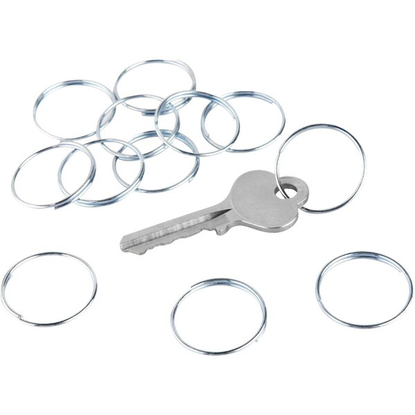 Lucky Line Zinc-Plated Steel Zinc-Plated 1 In. Key Ring - 75900