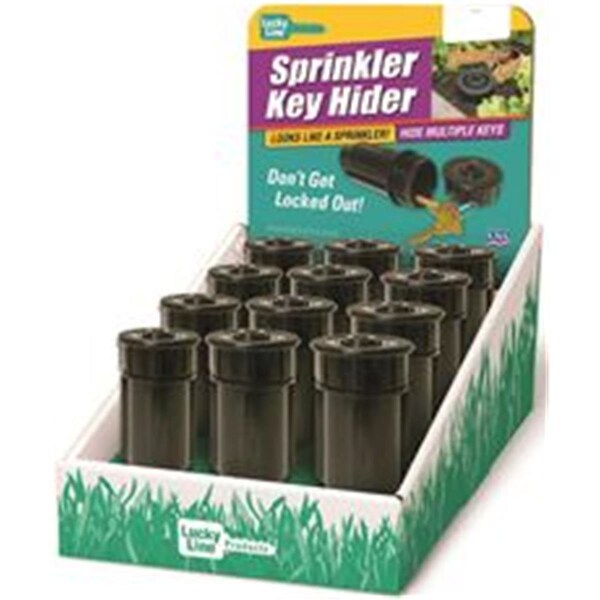 Lucky Line Key Hider Sprinkler Display, 12PK - 91961