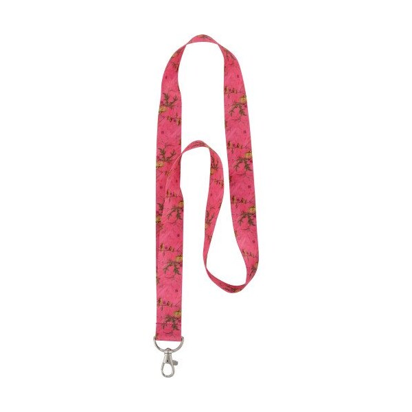 Hillman Lanyard, Pink, Polyester, Decorative Key Chain, 6 PK - 713146