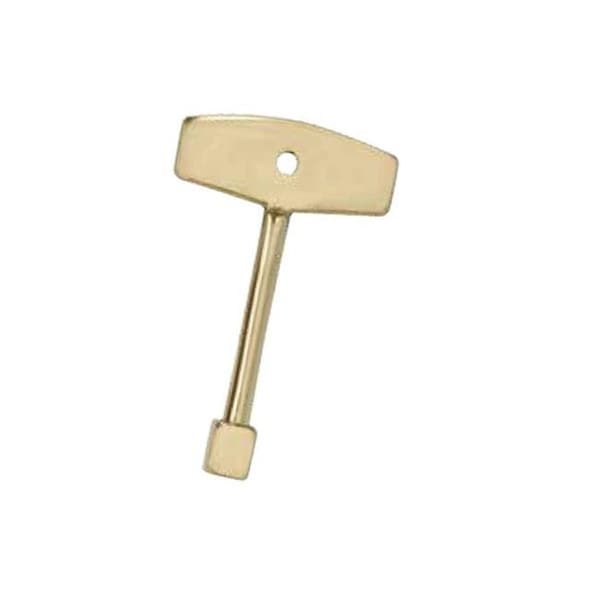 Dagan Dagan VK4-14-SB 0.25 in. Gas Valve Key; Plated Brass - VK4-14-SB