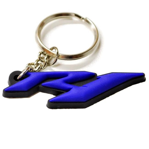Krator Krator HBK901 Yamaha Keychain Key Ring Fob Logo Decal Motorcycle; Blue - HBK901