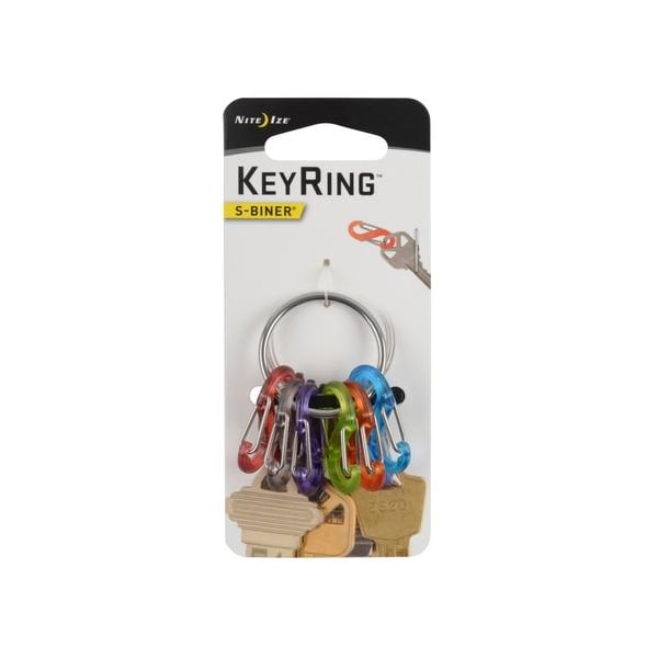 Nite Ize 2023 Nite Ize Keyring S-Biner - NIT-KRG2-11-R3