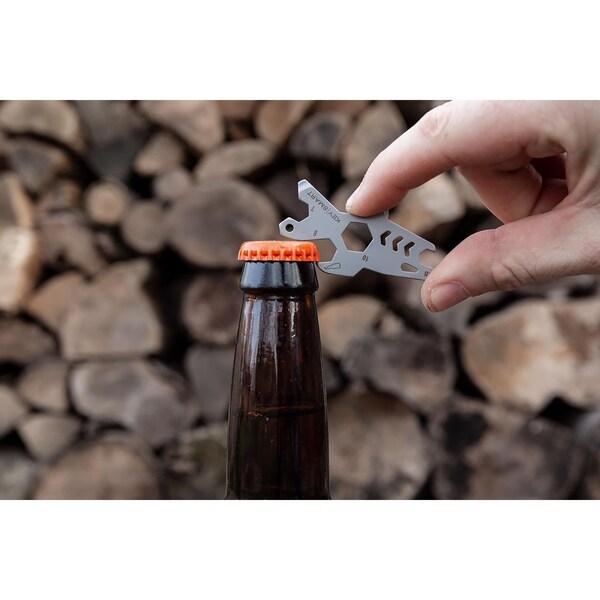 Alltul KeySmart AllTul Stainless Steel Silver Shark Multi-Tool Key - KS824-SS-SHK