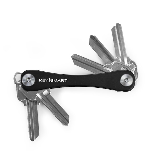 Keysmart Pro KeySmart Aluminum Black Compact Key Organizer Key Holder - KS019-BLK