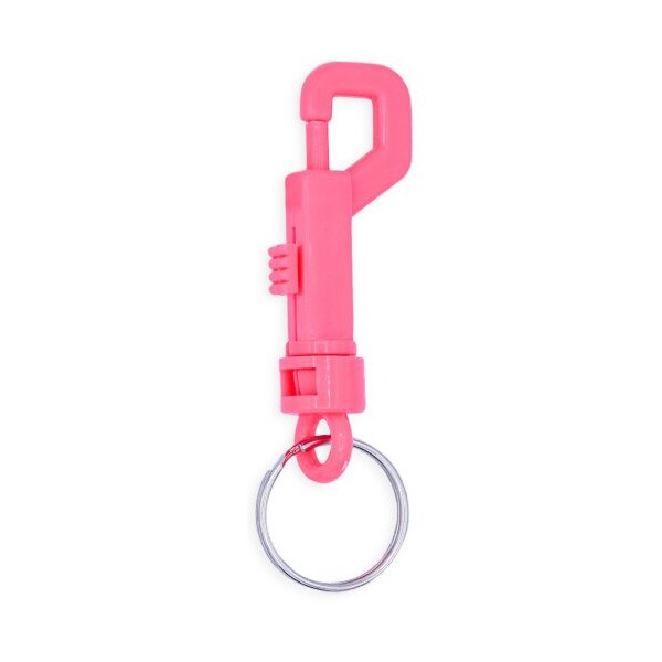 Hillman HILLMAN Metal/Plastic Assorted Clips/Snap Hooks Key Chain, PK5 - 701302