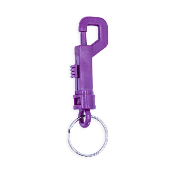 Hillman HILLMAN Metal/Plastic Assorted Clips/Snap Hooks Key Chain, PK5 - 701302