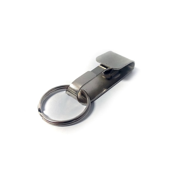 Key-Bak KEYBAK Slide-On Single Key Ring w/ Belt Clip, 5PK - 0313-136