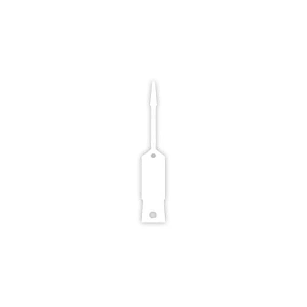 Asp Large Self-Lock Key Tags, 5" X 1 3/16", 1000 Per Pack: White Pk - 1411