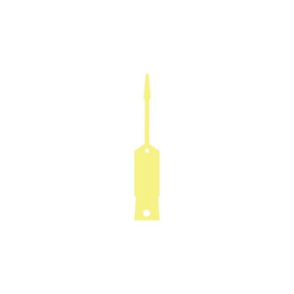 Asp Large Self-Lock Key Tags, 5" X 1 3/16", 1000 Per Pack: Yellow Pk - 1412
