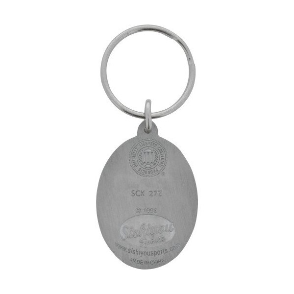Hillman HILLMAN NCAA Tempered Steel Blue Split Ring Keychain - 711154