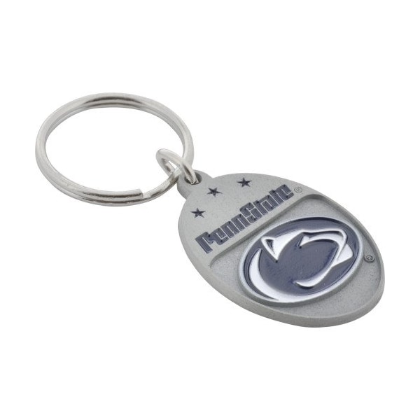 Hillman HILLMAN NCAA Tempered Steel Blue Split Ring Keychain - 711154