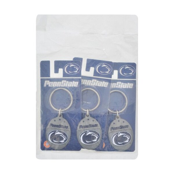 Hillman HILLMAN NCAA Tempered Steel Blue Split Ring Keychain - 711154