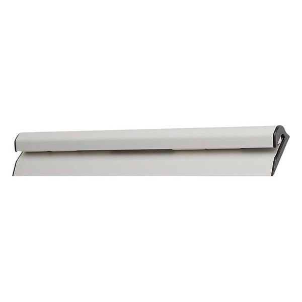 National Hardware Clip Strip, Aluminum, Silver, 732 in Opening, 12 in Projection - N260-136