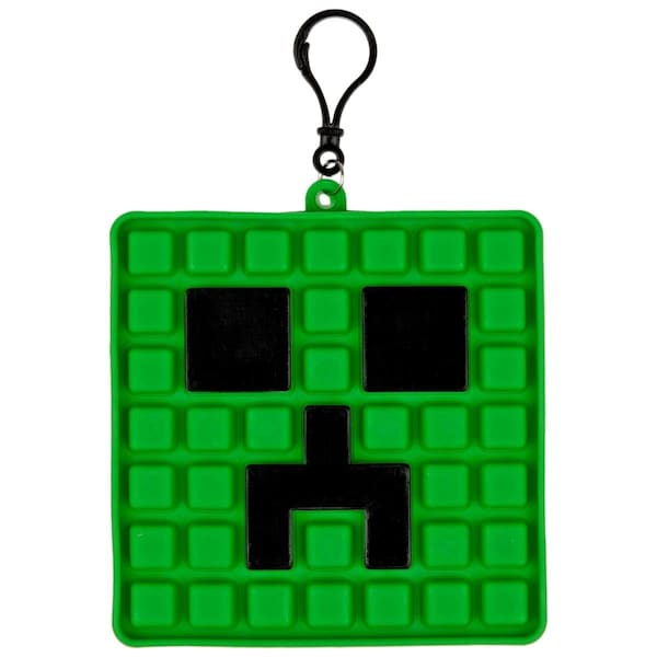Dispositivo Creeper Fidget Popper Keychain, Green - DI3068495