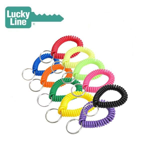 Lucky Line LuckyLine: WRIST COIL W/RING ASST 1/CD - LKL-41001