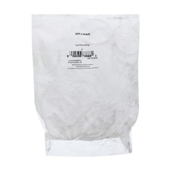 Hillman Hillman Group 703526 2 in. Split Key Rings   - 50 per Pack 50 Piece - 703526