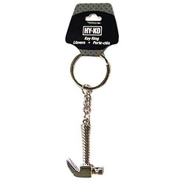 Hy-Ko 2.5 in. Hammer Keychain Pack of 3 - 215898