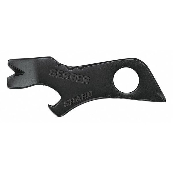 Gerber Shard Key Chain Tool, Black, Stainless Steel, 7-Function, Airline Safe - 31-002965