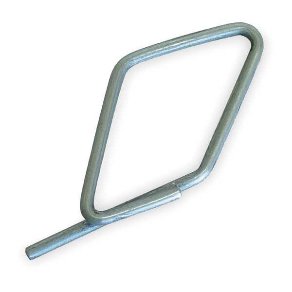 Lucky Line Diamond Fastener, Gray, Steel, Diamond Fastener, Galvanized 100 PK - 74800