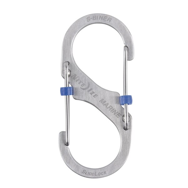 Nite Ize 2021 Nite Ize S-Biner Marine Slidelock No 3, Stainless - NIT-SBML3-11-R6