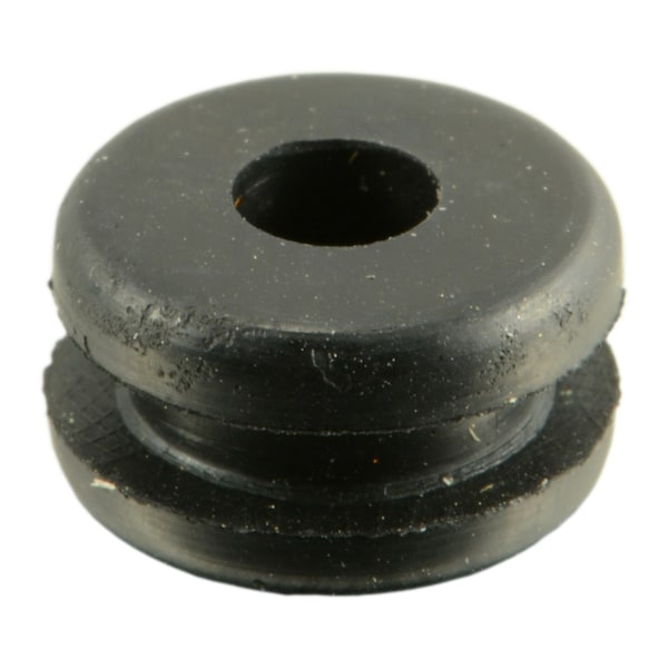 Midwest Fastener 1/8" x 11/32" x 3/16" x 1/16" Black Rubber Grommets 15PK - 64368