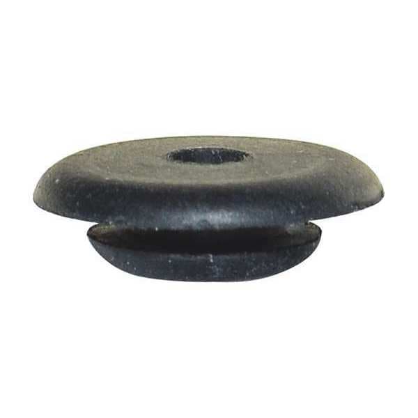 Zoro Select Grommet, SBR, 4, 3/8 ID, 11/16Dia, Pk20 - 3MPU6