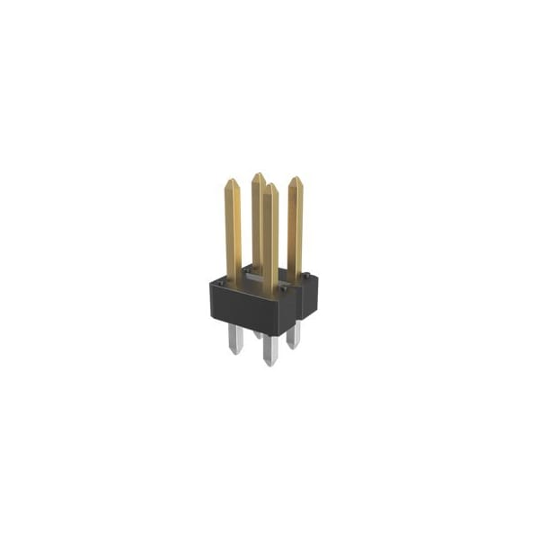 Encabezados y alojamientos de cables Fci 4P Str Dr Tmt Hdr .76 Au .425In Largo - 77313-101-04LF