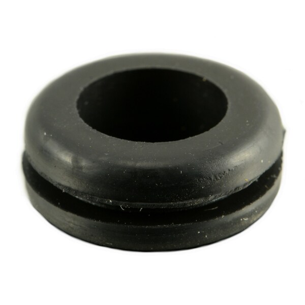 Midwest Fastener 3/8" x 5/8" x 1/4" x 1/16" Black Rubber Grommets 20PK - 64364
