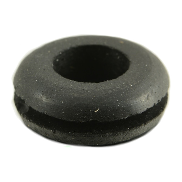 Midwest Fastener 5/16" x 5/8" x 1/4" x 1/16" Black Rubber Grommets 20PK - 72603