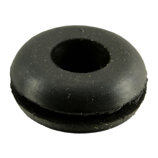 Midwest Fastener 1/4" x 9/16" x 1/16" Black Rubber Grommets 20PK - 64362
