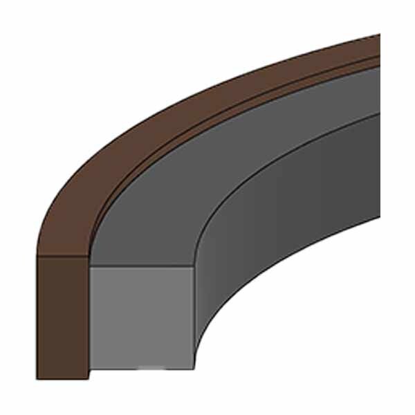 Hercules Sealing Products PS1850-56, PA-BTFE-3.5x0.269-0.274, Piston Seals - PS1850-56