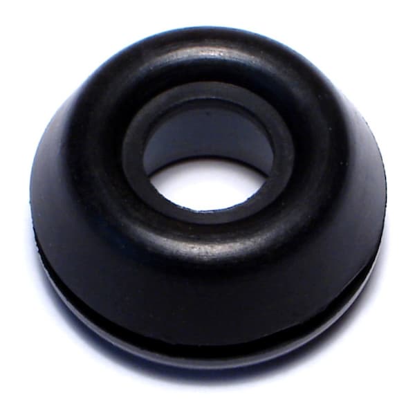 Midwest Fastener 1/2" x 1-1/32" x 7/8" Black Rubber Grommets 10PK - 64367